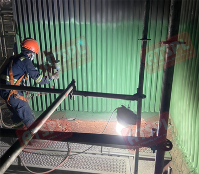 Boiler Tube Coating on water Wall tube
