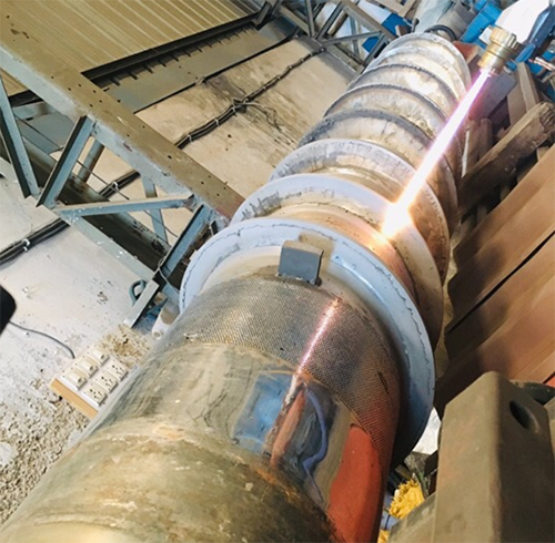 HVOF COATING ON SCREW