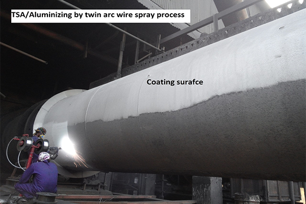 TSA by twin arc wire spray process